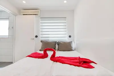 Cama o camas de una habitación en Casa al Mar