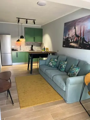 Zona de estar de Green Dream apartment
