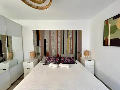 Cama o camas de una habitación en El Lagarto 1008