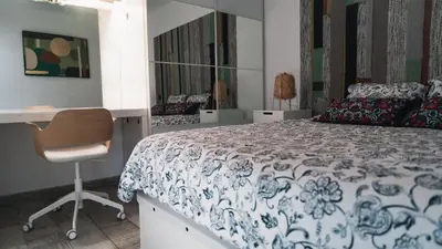 Cama o camas de una habitación en El Lagarto 1008