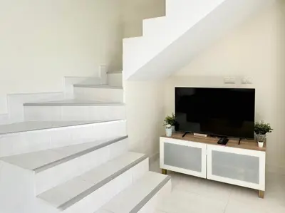 Una televisión o centro de entretenimiento en Gran Canaria CASA MAGBOSS I by Jacek Budek