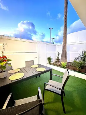 Un patio o zona al aire libre en Gran Canaria CASA MAGBOSS I by Jacek Budek