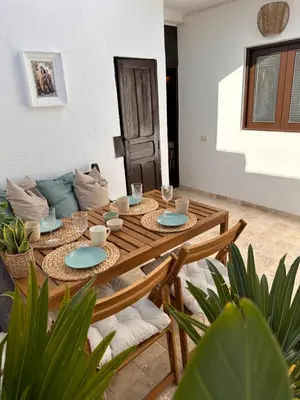 Zona de estar de Palm Leaf Mogan