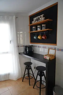 Una cocina o zona de cocina en Tábata playa