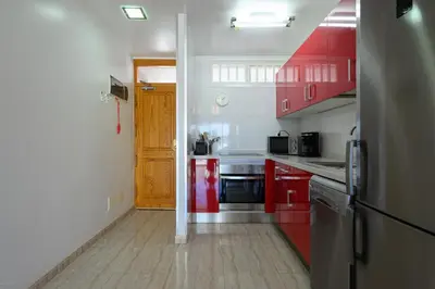 Una cocina o zona de cocina en Sol y Playa