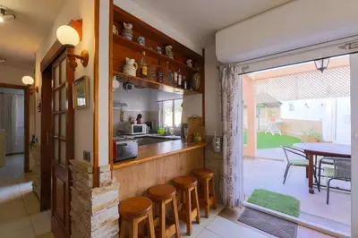 Una cocina o zona de cocina en Villa in Maspalomas with private pool