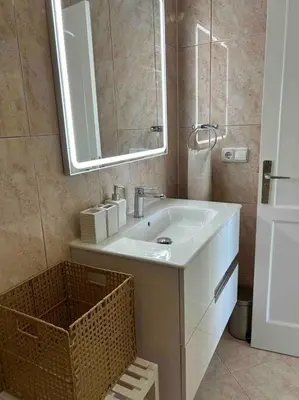 Un baño de Beach apartment Patalavaca