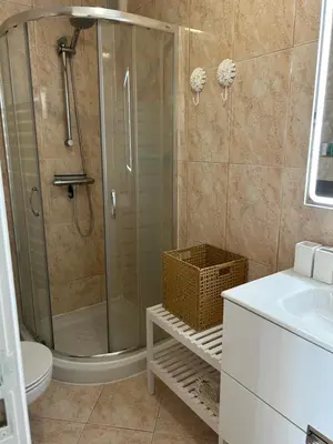 Un baño de Beach apartment Patalavaca
