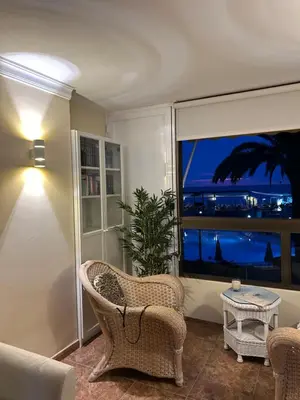 Zona de estar de Beach apartment Patalavaca
