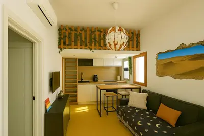 Una cocina o zona de cocina en Bungalow La Bendita en Maspalomas