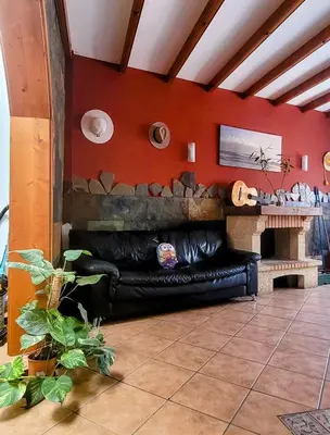 Zona de estar de Eden GuestHouse