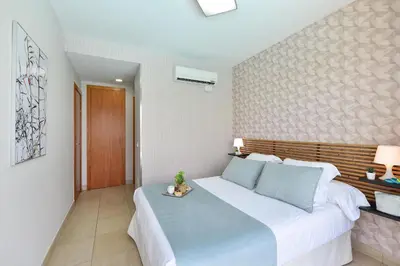 Cama o camas de una habitación en Sunny Vista by VillaGranCanaria