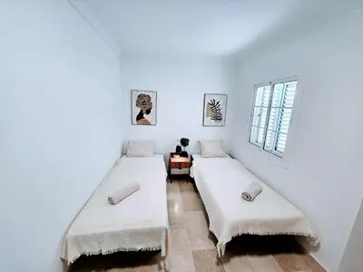 Cama o camas de una habitación en Residence Puerto Rico