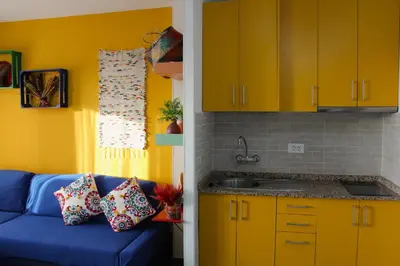 Una cocina o zona de cocina en Surycan El Dorado 5th floor Apartment