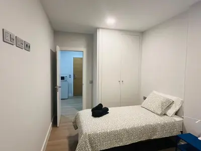 Cama o camas de una habitación en Home La Naval