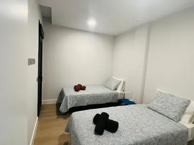 Cama o camas de una habitación en Home La Naval