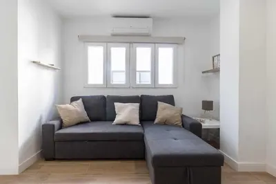Zona de estar de Ad&c House Canteras