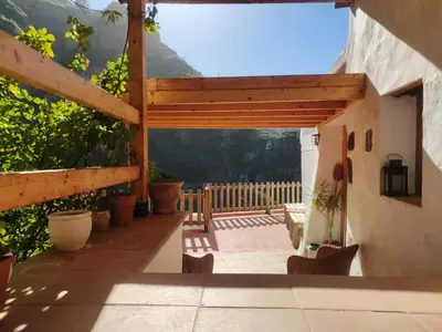 Un balcón o terraza de Casas cuevas, Los Cabucos