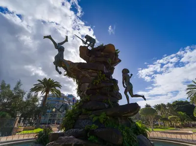 Jardín al aire libre en Sea City by CanariasGetaway