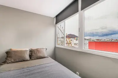 Cama o camas de una habitación en Wave Studio Las Canteras