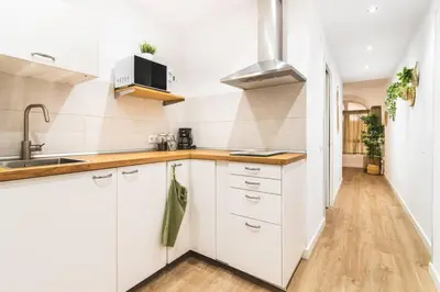Una cocina o zona de cocina en Apartment by the sea