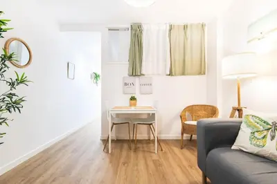 Zona de estar de Apartment by the sea