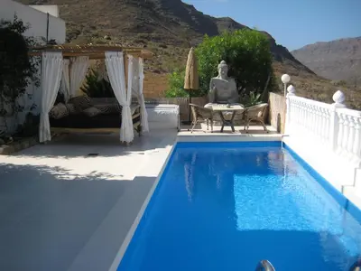 Piscina en o cerca de Casa del Molino , Ferienbungalow mit Privat-Pool exclusiv