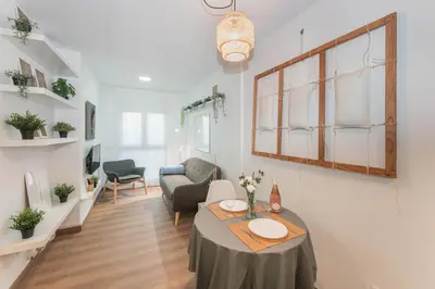 Zona de estar de SeaSand Canteras by Canarias Homelidays