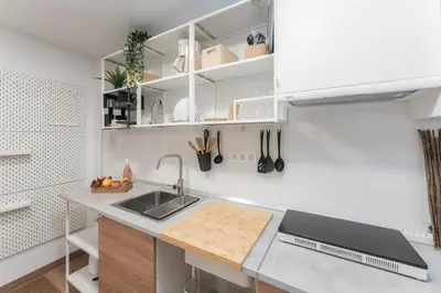 Una cocina o zona de cocina en SeaSand Canteras by Canarias Homelidays