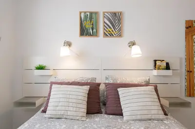 Cama o camas de una habitación en Sandra Amadores
