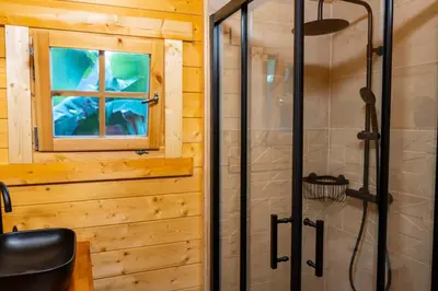 Un baño de Cabañas Finca Las Vegas