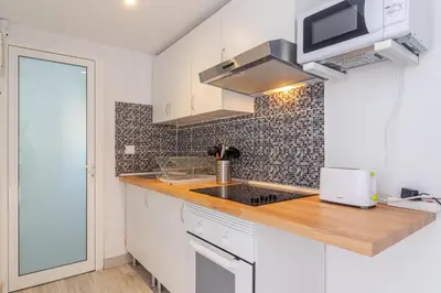 Una cocina o zona de cocina en Ponderosa II