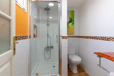 Un baño de Villa Martina