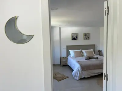 Cama o camas de una habitación en Apartamentos Casa Mime