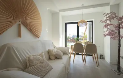 Zona de estar de Relax Las Canteras Isleta