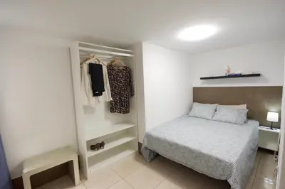 Cama o camas de una habitación en Two bedrooms apartment close to airport