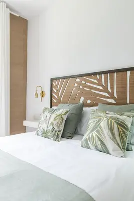 Cama o camas de una habitación en Home2Book Stylish Apt Terrace & BBQ, Maspalomas