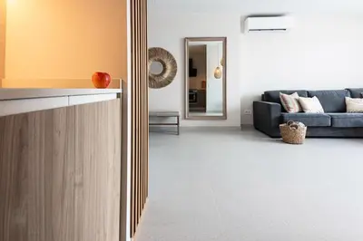 Zona de estar de La Grand Suite las Canteras ll