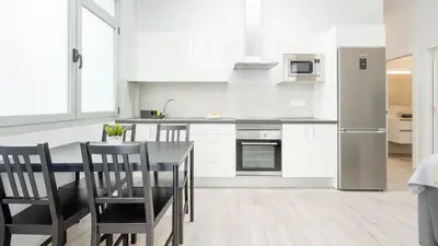 Una cocina o zona de cocina en Luján Pérez 44