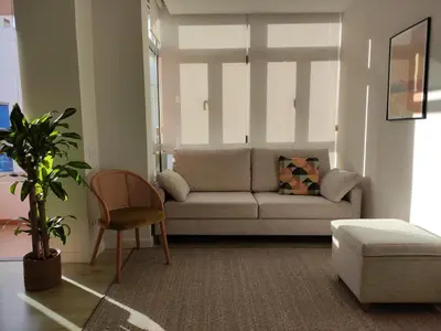 Zona de estar de Atlantica Suite Las Canteras with Parking