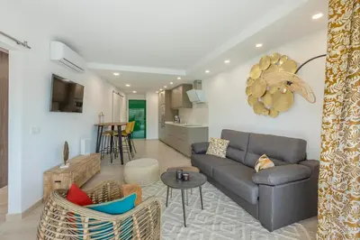 Zona de estar de Apartment Aquarius 4 by VillaGranCanaria