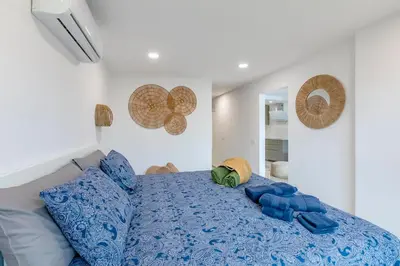 Cama o camas de una habitación en Apartment Aquarius 4 by VillaGranCanaria