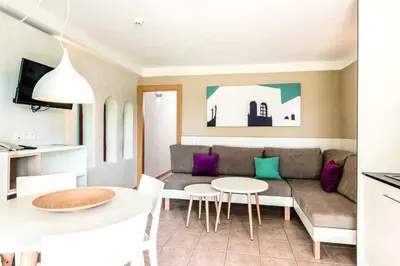 Una cocina o zona de cocina en Grupotel Las Pitas