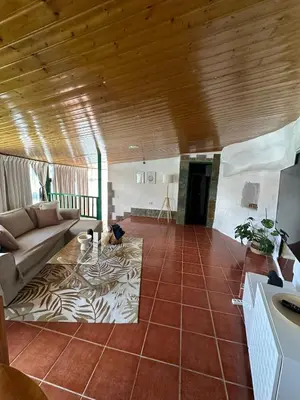 Zona de estar de Encantadora Casa cueva en Valsequillo