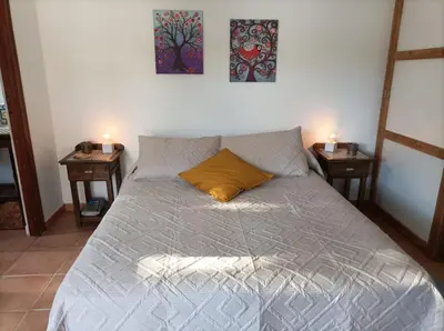Cama o camas de una habitación en Las Brujitas, Valsequillo