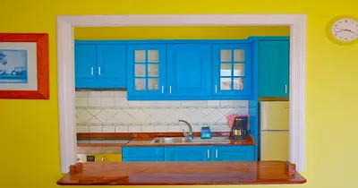 Una cocina o zona de cocina en Dunaoasis Maspalomas