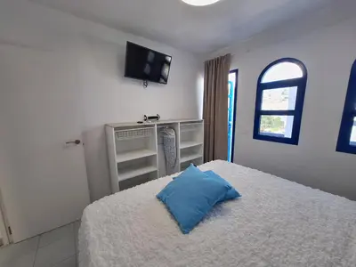 Cama o camas de una habitación en POOLFRONT Bungalow