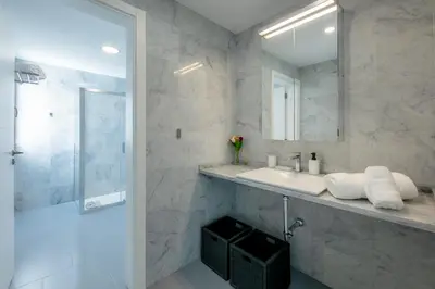 Un baño de Villa Rosa-Soleada Villa Privada con Piscina Climatizada & WIFI en Tauro-Mogán
