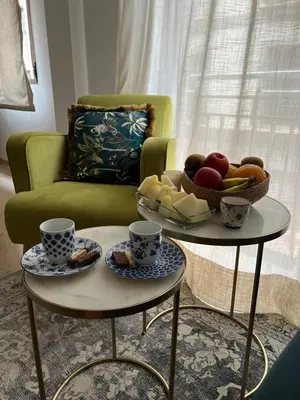 Zona de estar de Mariposa Beach Apartment