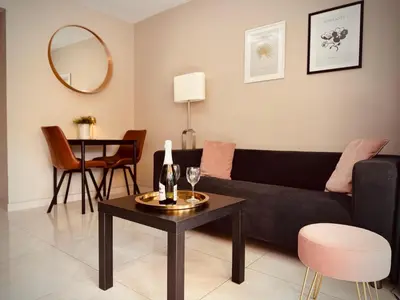 Zona de estar de Valparaíso Apartments Flamingo